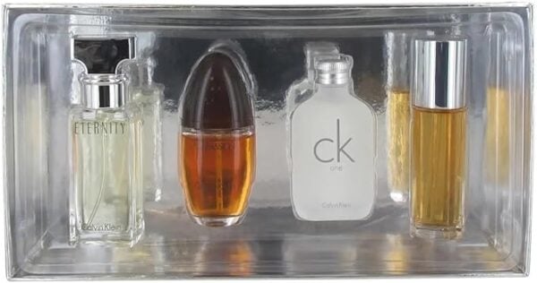 Calvin Klein Women Miniature Gift Set 15ml Eternity EDP + 15ml CK One EDT + 2 x 15ml Obsession EDP - Image 2