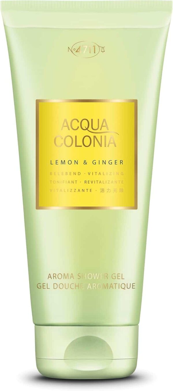 Maurer & Wirtz 4711 Acqua Colonia Lemon & Ginger Shower Gel 200ml - Image 2