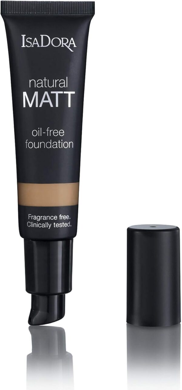 IsaDora Natural Matt Oil-Free Foundation 35ml - 20 Honey - Image 2