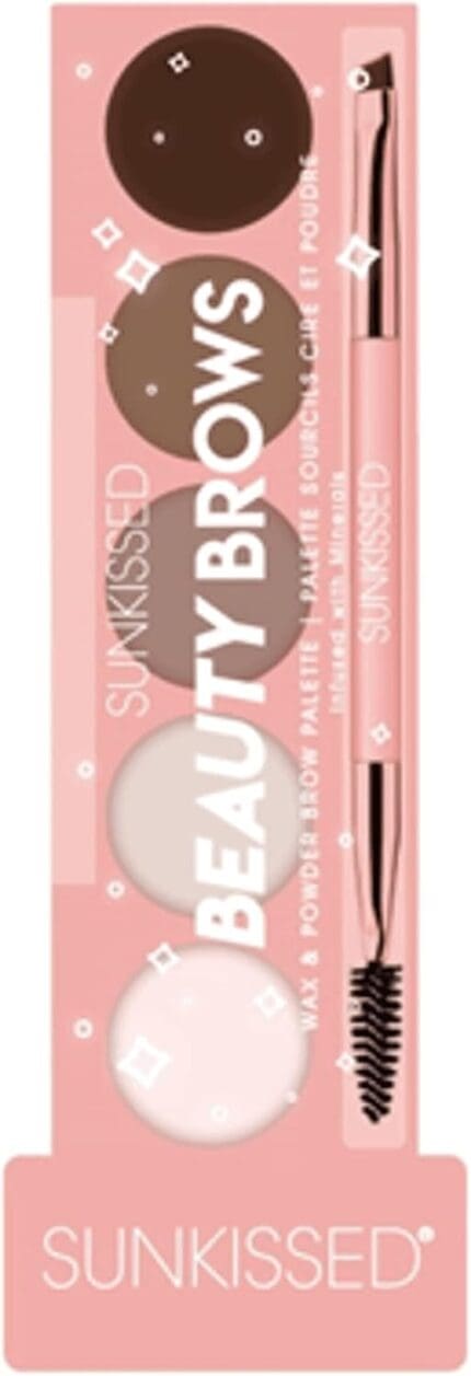 Sunkissed Beauty Brows Palette 0.5g Brow Wax + 4 x 1g Brow Powder