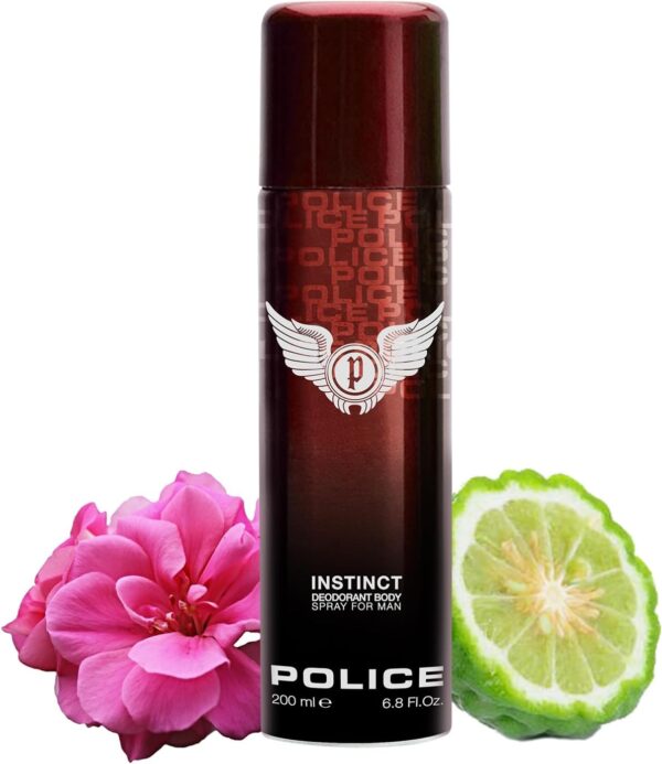 Police Instinct Deodorant Spray 200ml - Image 2