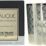 Lalique Candle 190g - Noir Premier Plume Blanche 1901