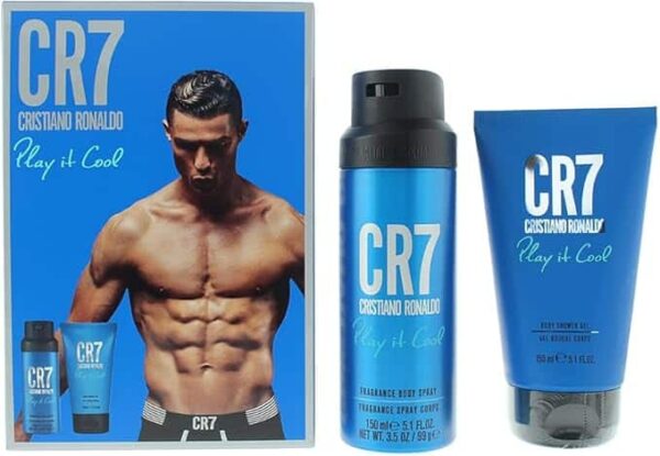 Cristiano Ronaldo CR7 Play It Cool Gift Set 150ml Shower Gel + 150ml Body Spray