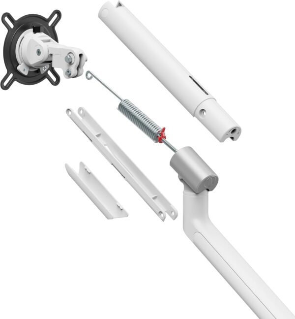 One For All DM7120 Design Line Single Monitor Mount - White/Silver - Image 4
