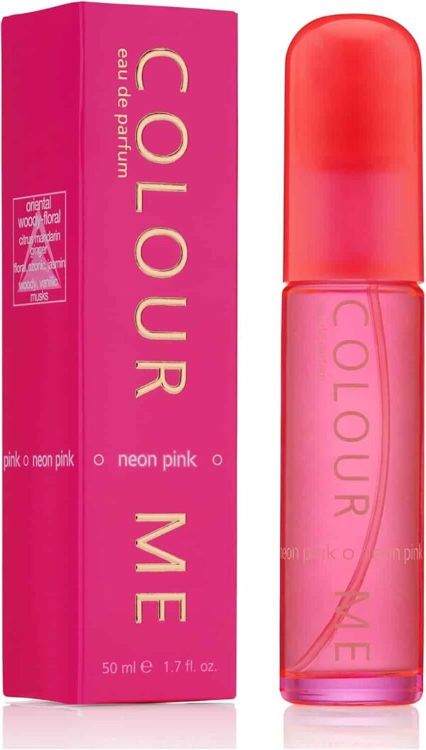 Milton Lloyd Colour Me Neon Pink Eau de Parfum 50ml Spray