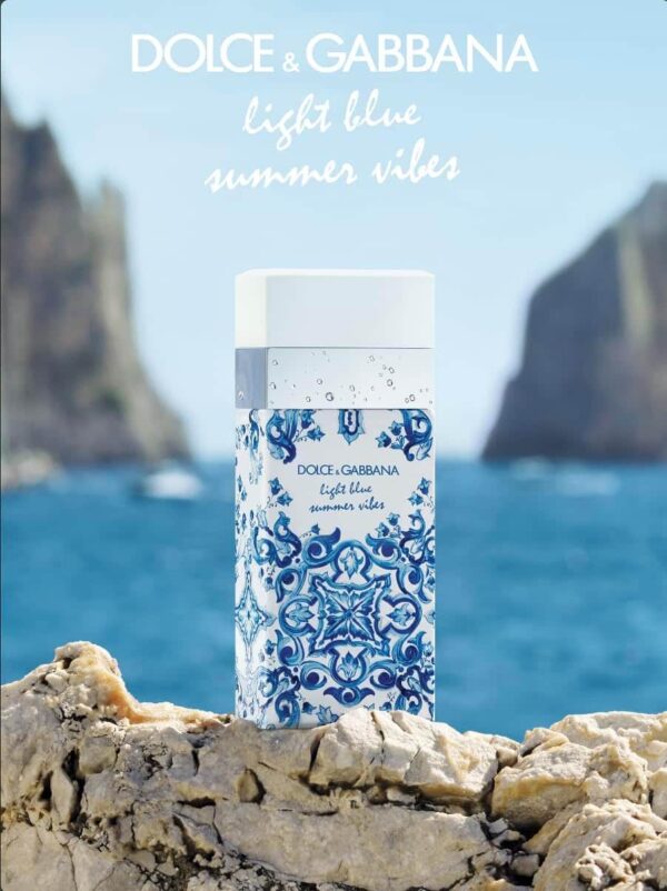 Dolce & Gabbana Light Blue Summer Vibes Eau de Toilette 100ml Spray - Image 8