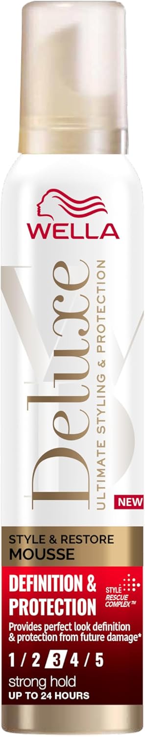 Wella Deluxe Definition Protection Hair Mousse 200ml
