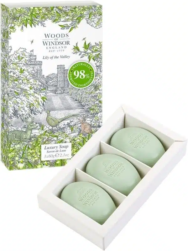 Woods of Windsor Lily of the Valley Soap 3 x 60g