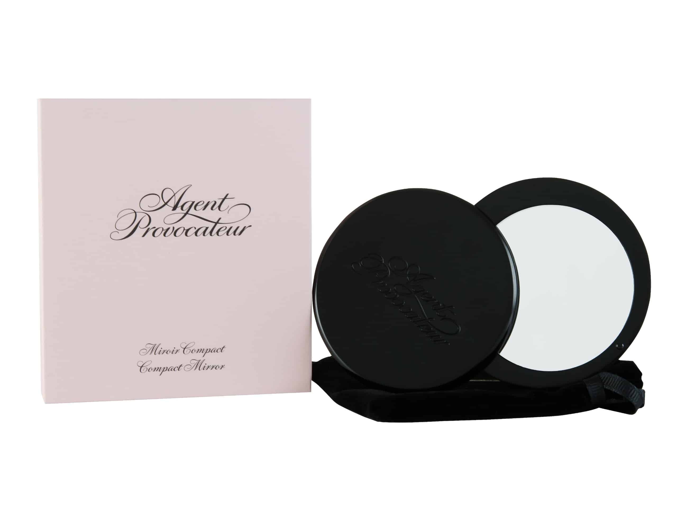Version 1.0.0 Agent Provocateur Compact Mirror in Pouch - Image 1