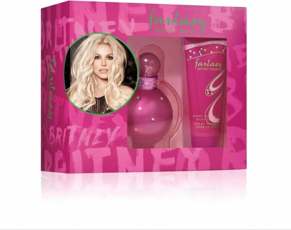Britney Spears Fantasy Gift Set 100ml EDP + 100ml Body Souffle