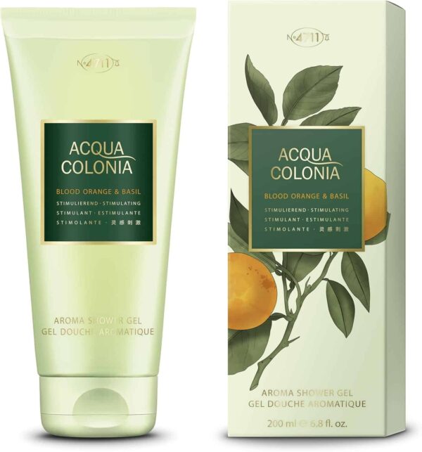 Maurer & Wirtz 4711 Acqua Colonia Blood Orange & Basil Shower Gel 200ml
