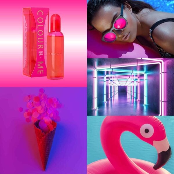 Milton Lloyd Colour Me Neon Pink Eau de Parfum 100ml Spray - Image 5