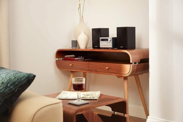 Panasonic SCPM250EBS 20W Bluetooth Micro Hi-FI CD System with FM Radio- Silver - Image 3