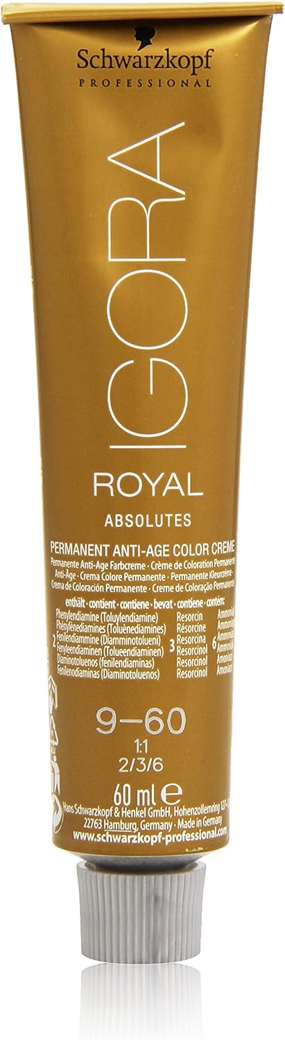 Schwarzkopf Igora Royal Absolutes Anti-Age Permanent Color Creme 60ml - 9-60