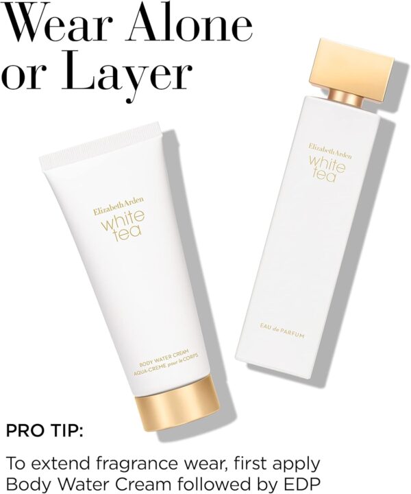 Elizabeth Arden White Tea Eau de Parfum Gift Set 100ml EDP + 100ml Body Cream - Image 5