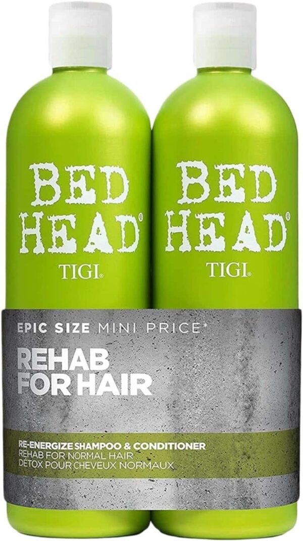Tigi Duo Pack Bed Head Urban Antidotes Re-Energize 750ml Shampoo + 750ml Conditioner