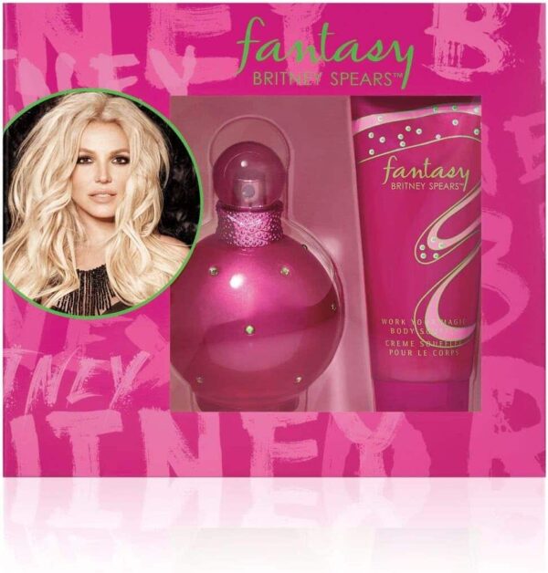 Britney Spears Fantasy Gift Set 100ml EDP + 100ml Body Souffle - Image 2