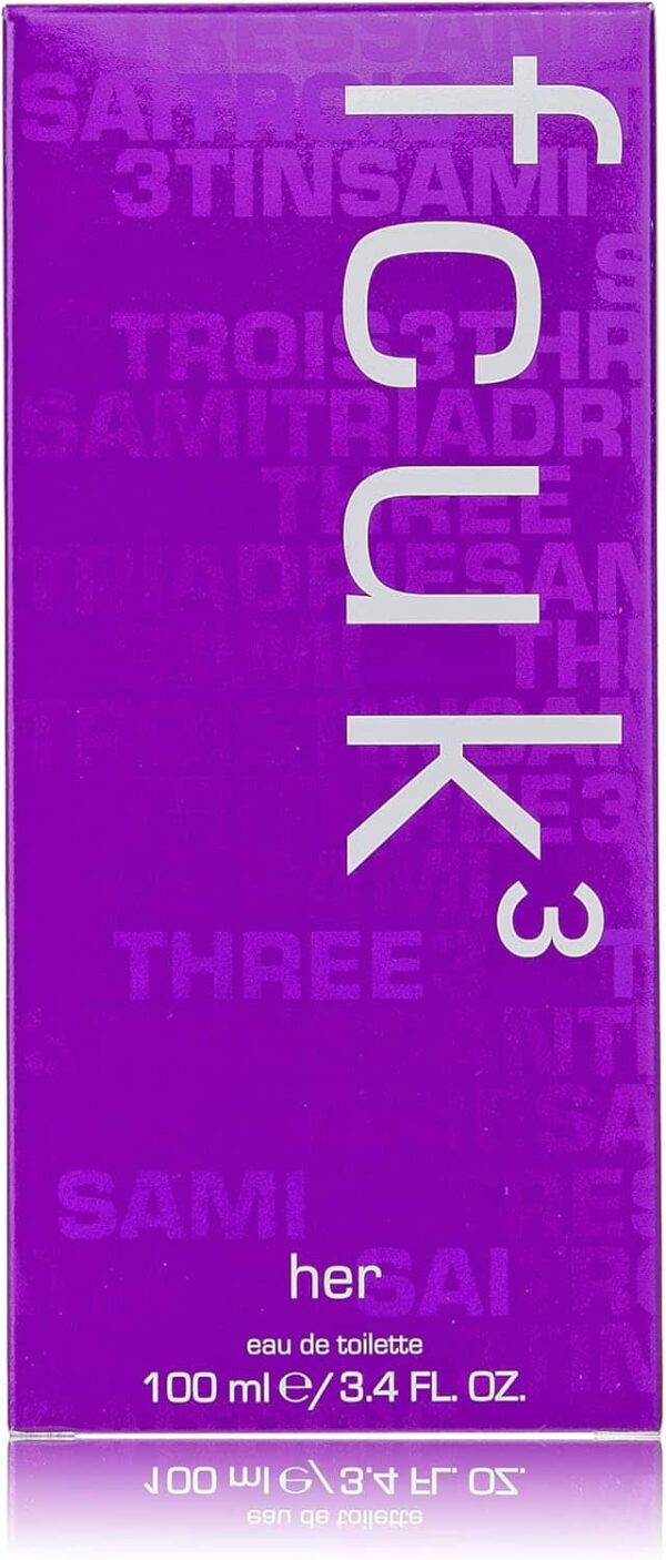FCUK FCUK 3 Eau de Toilette 100ml Spray - Image 2