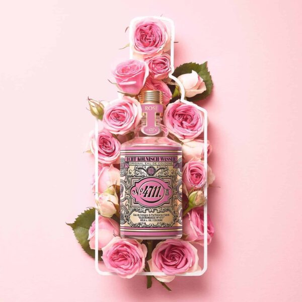 Maurer & Wirtz 4711 Floral Collection Rose Eau de Cologne 100ml Spray - Image 2