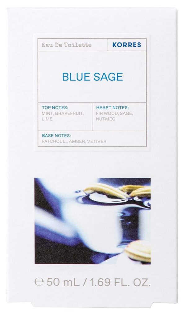 Korres Blue Sage Eau de Toilette 50ml Spray - Image 2