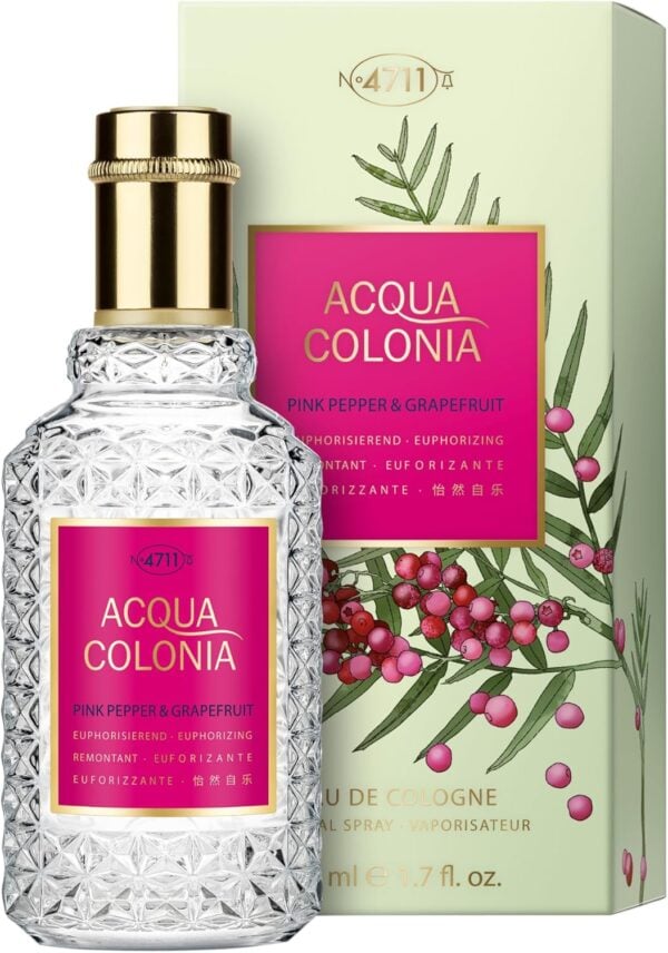 Maurer & Wirtz 4711 Acqua Colonia Pink Pepper & Grapefruit Eau de Cologne 50ml Spray