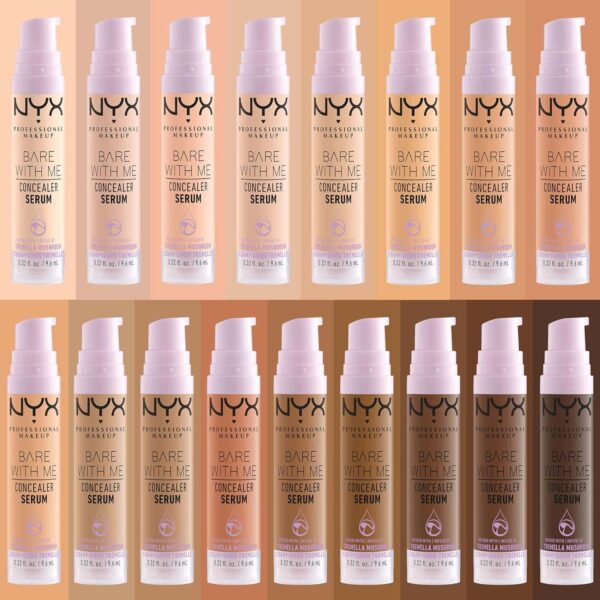 NYX Bare With Me Concealer Serum 9.6ml - 09 Deep Golden - Image 6
