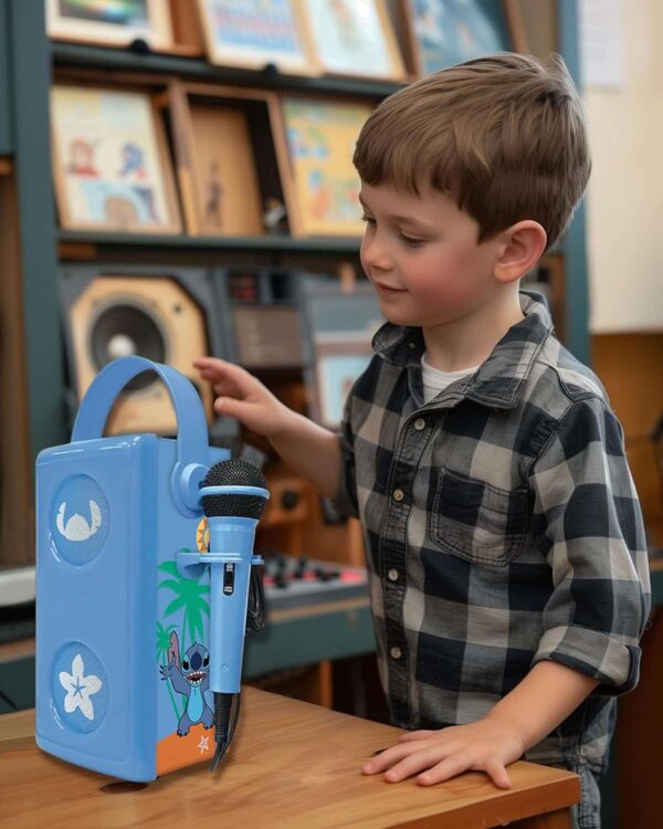 Disney Stitch Luminous Bluetooth Speakers with Lights - Lexibook BTP185DZ - Image 5