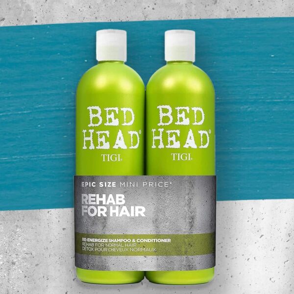 Tigi Duo Pack Bed Head Urban Antidotes Re-Energize 750ml Shampoo + 750ml Conditioner - Image 2