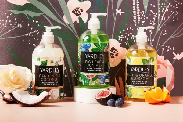 Yardley Yuzu & Orange Blossom Botanical Hand Wash 500ml - Image 4