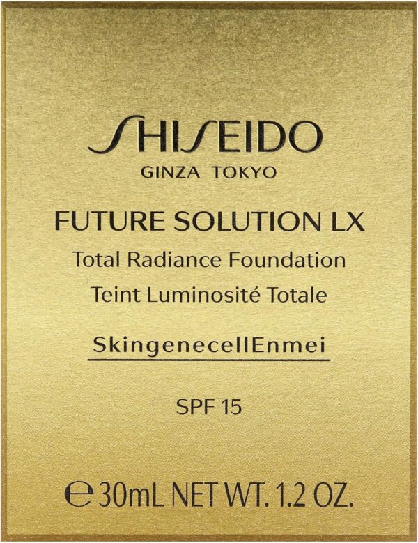 Shiseido Future Solution LX Total Radiance Foundation 30ml - 4 Neutral - Image 3