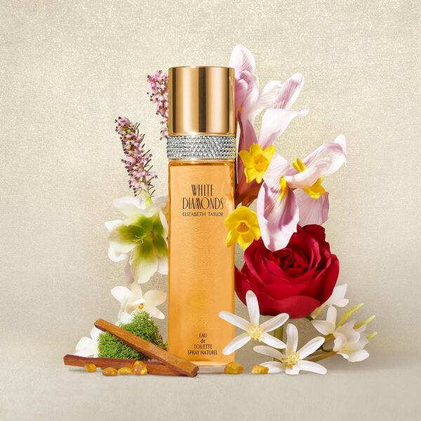 Elizabeth Taylor White Diamonds Gift Set 50ml EDT + 50ml Body Lotion + 50ml Body Wash + 10ml EDT - Image 2