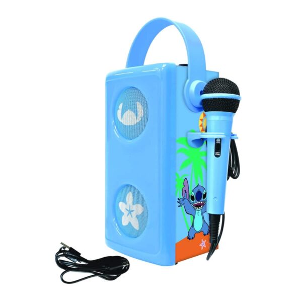 Disney Stitch Luminous Bluetooth Speakers with Lights - Lexibook BTP185DZ