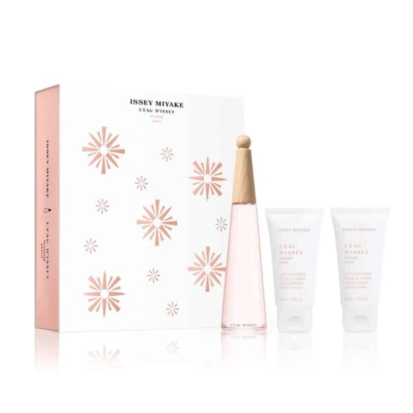 Issey Miyake L'Eau d'Issey Pivoine Gift Set 50ml EDT + 2 x 50ml Body Lotion - Image 2
