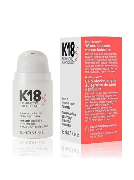 K18 Leave-In Molecular Repair Hair Mask 15ml