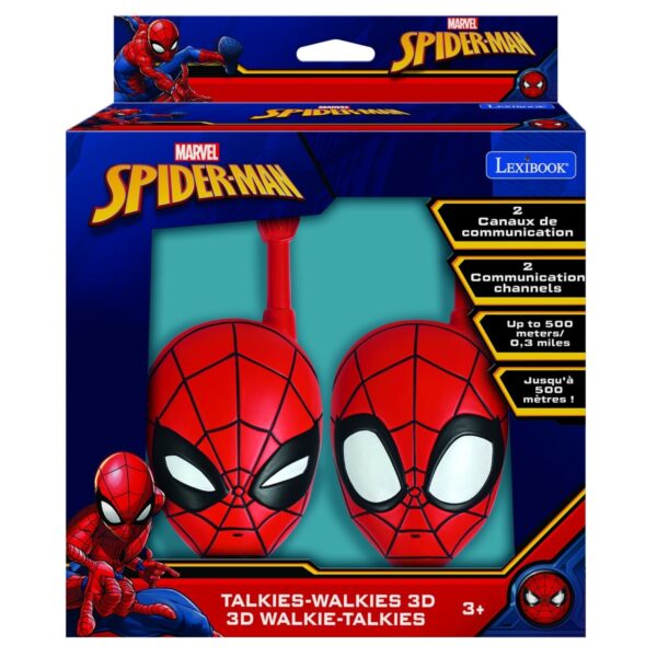 Lexibook TW18SP Spider-Man Walkie-Talkies: 500M Range, Kid-Friendly Design - Image 3
