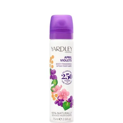 Yardley April Violets Body Spray 75ml