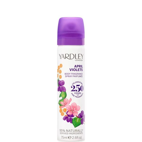 Yardley April Violets Body Spray 75ml