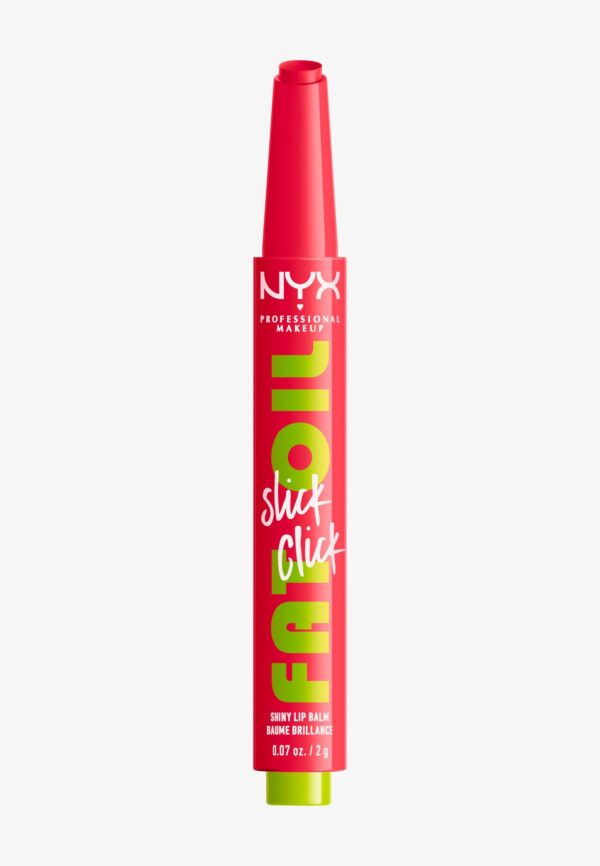 NYX Fat Oil Slick Click Shiny Lip Balm 2g - Double Tap - Image 2