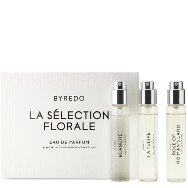 Byredo La Selection Florale Gift Set 12ml Blanche EDP + 12ml La Tulipe EDP + 12ml Rose of No Man's Land EDP
