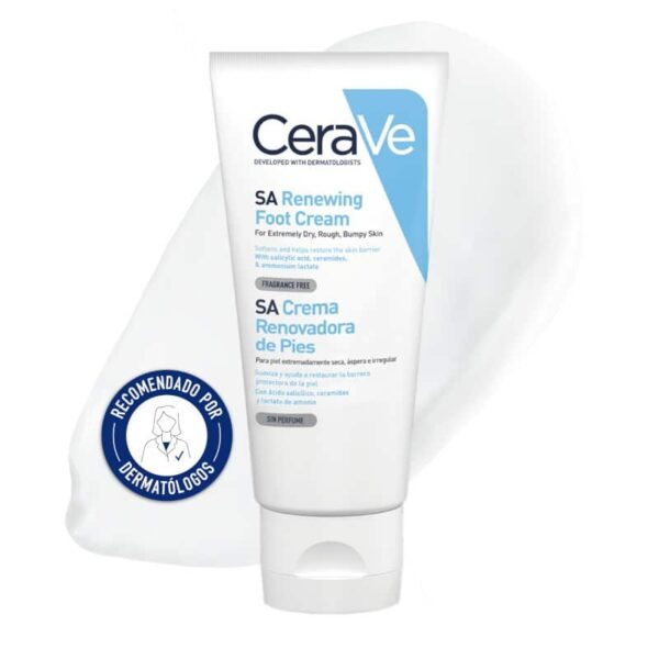 CeraVe SA Renewing Foot Cream 88ml - Image 3