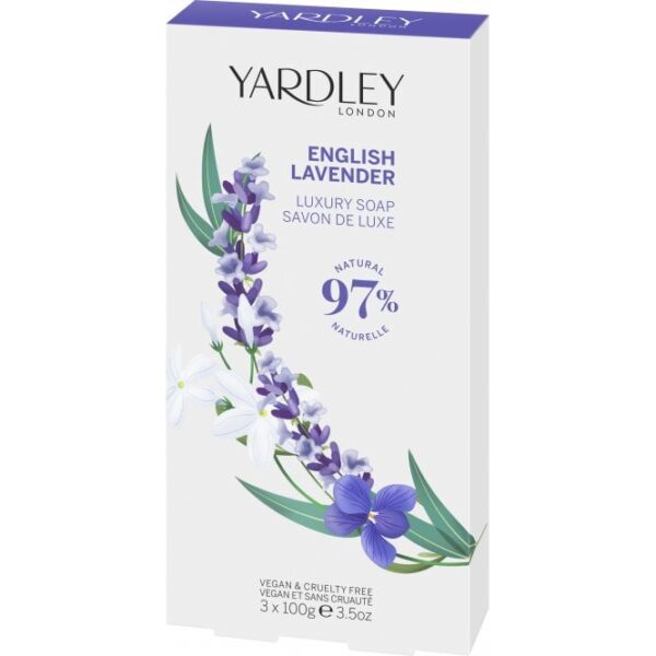 Yardley English Lavender Soap 3x 100g