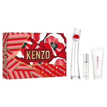 Kenzo Flower Gift Set 100ml EDP + 10ml EDP + 75ml Body Lotion