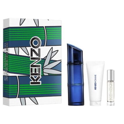Kenzo Homme Eau de Toilette Intense Gift Set 110ml EDT + 10ml EDT + 75ml Shower Gel
