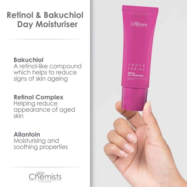 Skin Chemists Youth Series Retinol Bakuchiol Day Moisturiser 50ml - Image 3