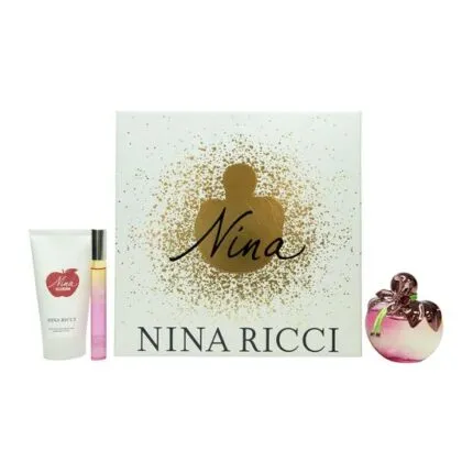 Nina Ricci Nina Illusion Gift Set 80ml EDP + 10ml EDP + 75ml Body Lotion