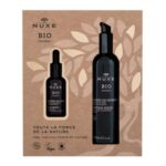 Nuxe Bio Organic Gift Set 30ml Chia Seeds Essential Antioxidant Serum + 200ml Moringa Seeds Micellar Cleansing Water