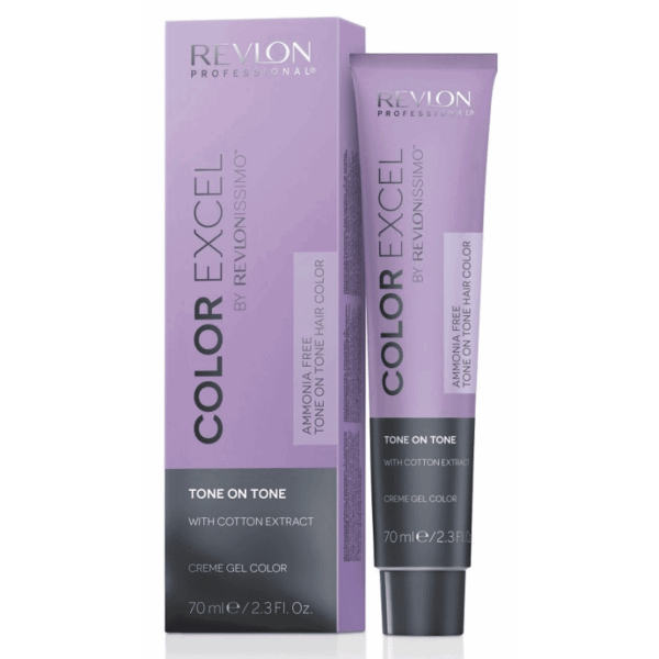 Revlon Revlonissimo Color Excel Creme Gel Hair Colour 70ml - 4.65 Medium Red Mahogany Brown