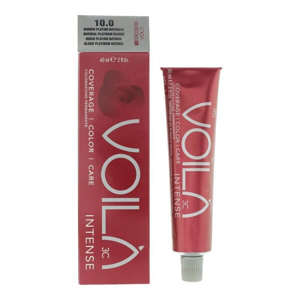 Intercosmo Voila Intense Hair Color 60ml - 10.0 Natural Platinum Blonde