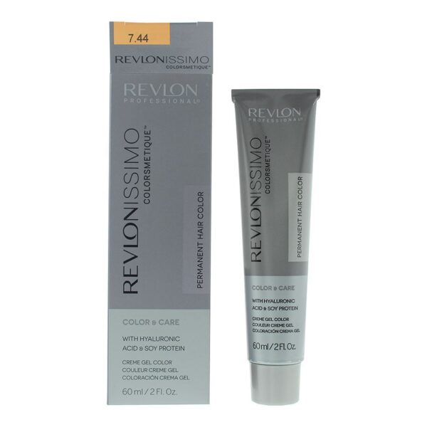 Revlon Revlonissimo Colorsmetique Permanent Hair Color 60ml - 7.44 Medium Intensive Copper Blonde