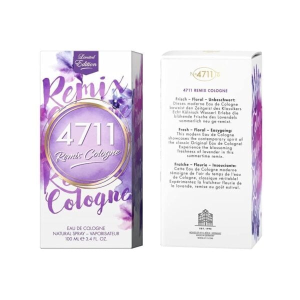 Maurer & Wirtz 4711 Remix Cologne Lavender Edition Eau de Cologne 100ml Spray